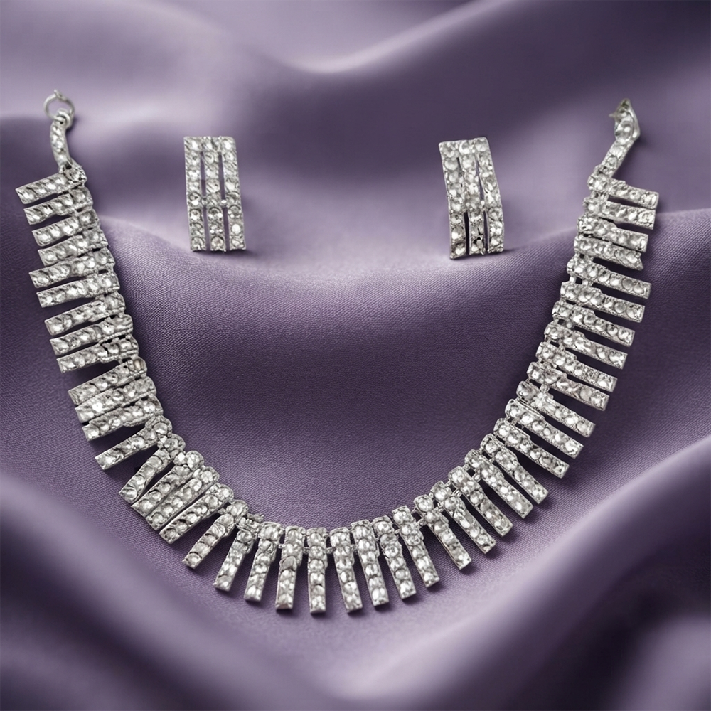 The99Jewel Sparkling Austrian Stone Jewellery Set with Earrings