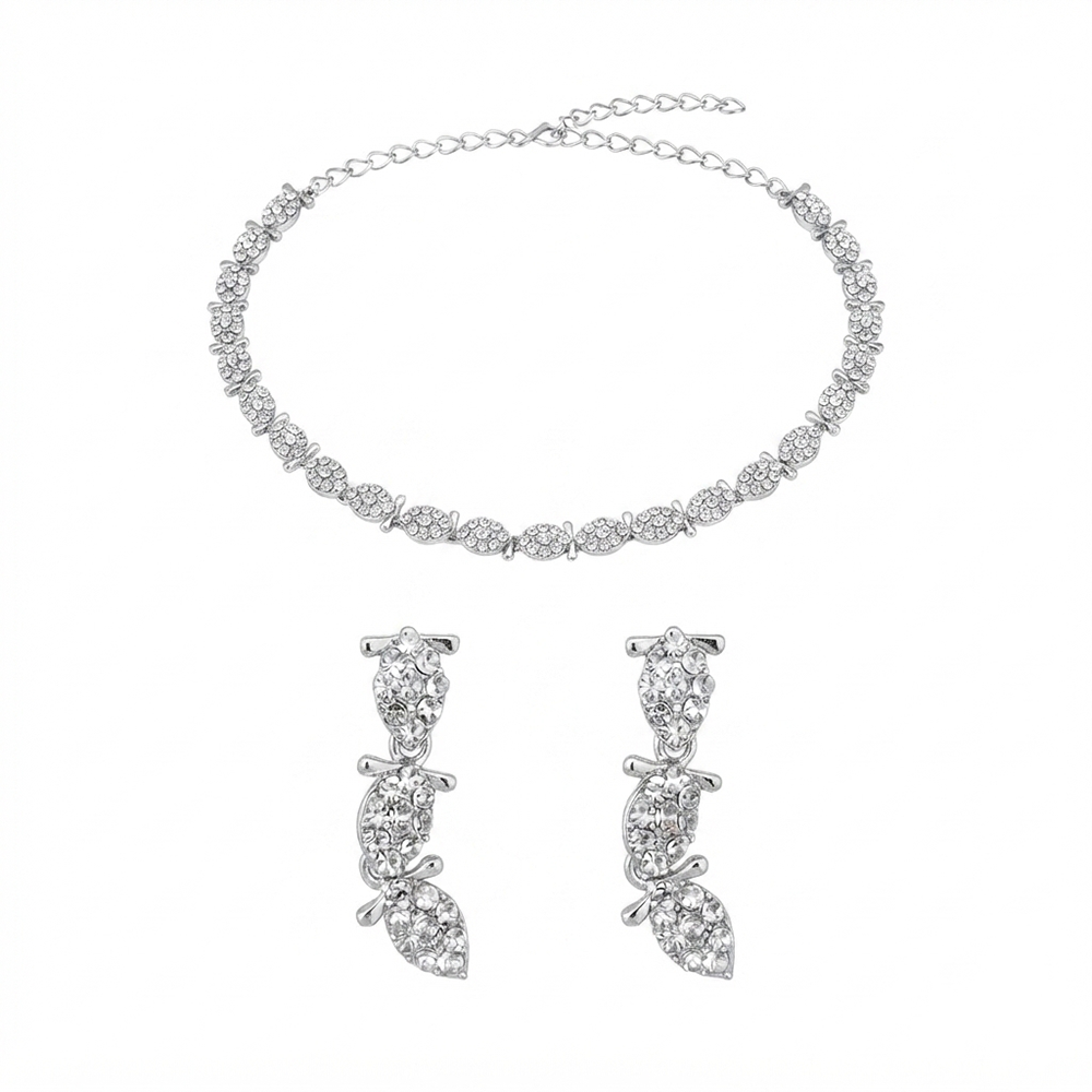The99Jewel Radiant Austrian Necklace Set with Earrings