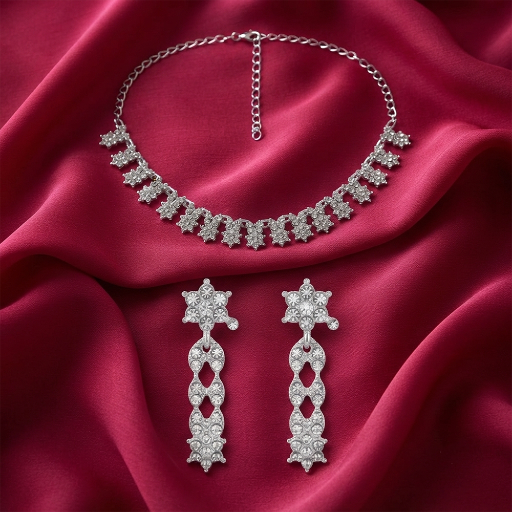 The99Jewel Radiant Austrian Necklace Set with Earrings