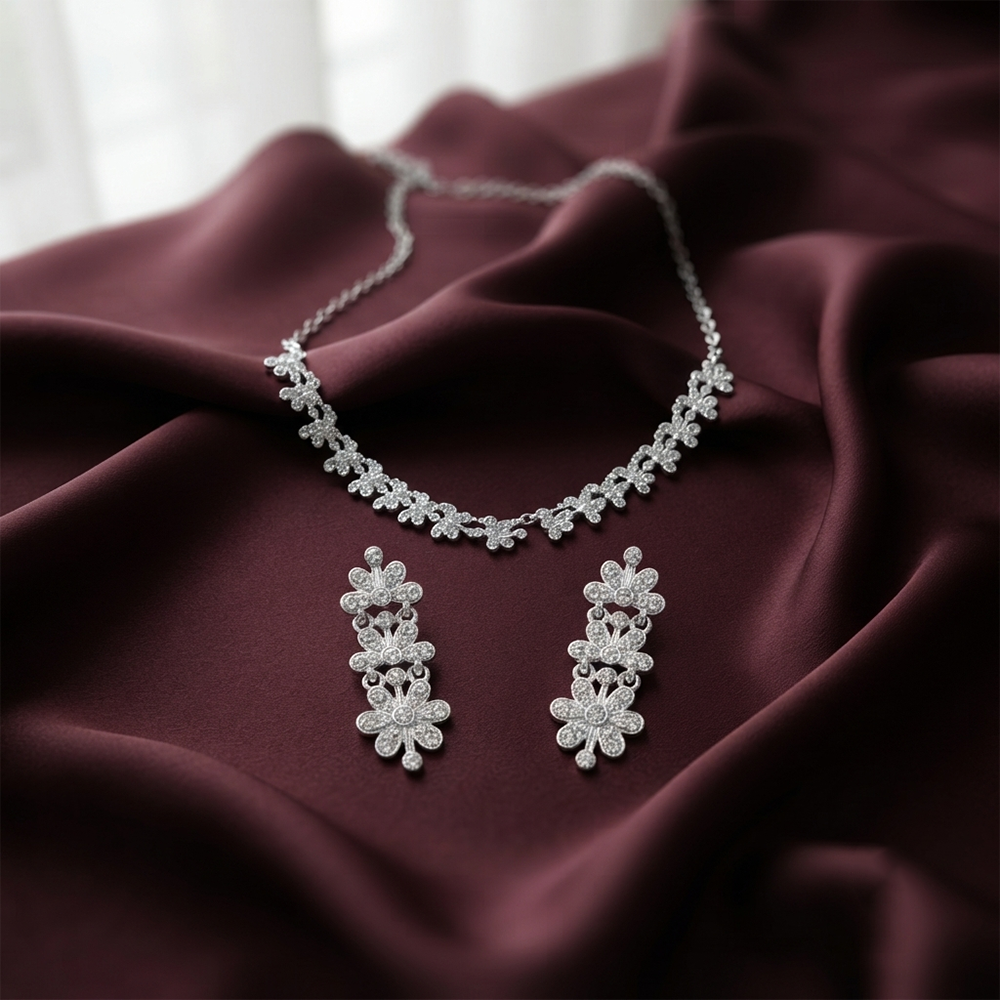The99Jewel Prestige Austrian Stone Statement Necklace Set
