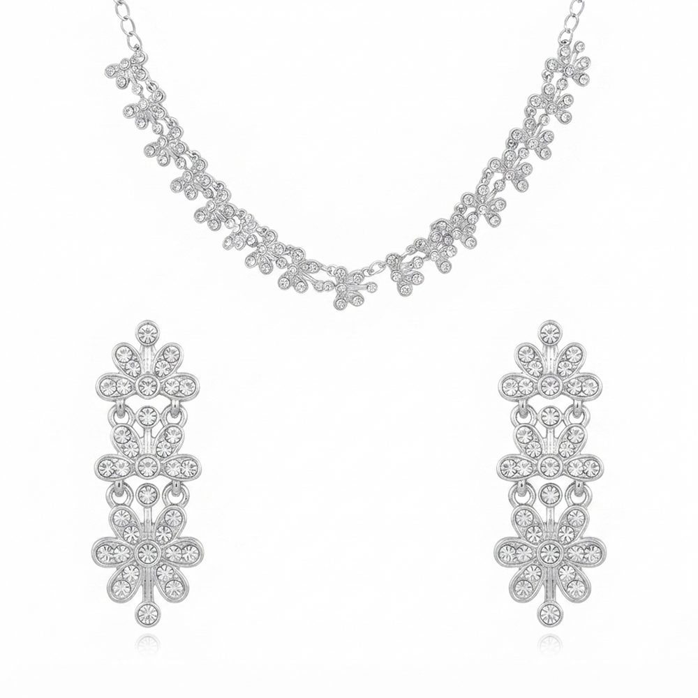 The99Jewel Prestige Austrian Stone Statement Necklace Set
