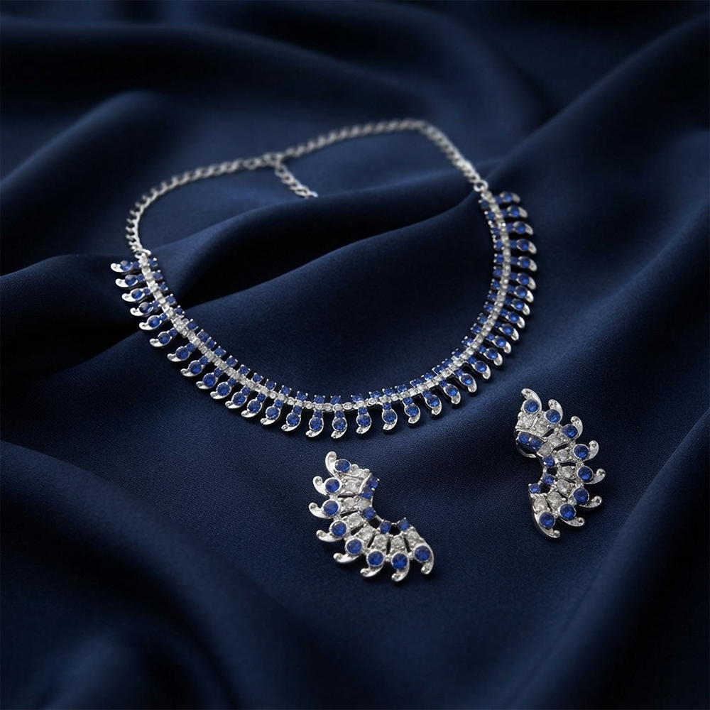 The99Jewel Prestige Austrian Stone Statement Necklace Set