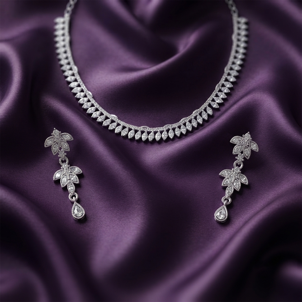 The99Jewel Prestige Austrian Stone Statement Necklace Set