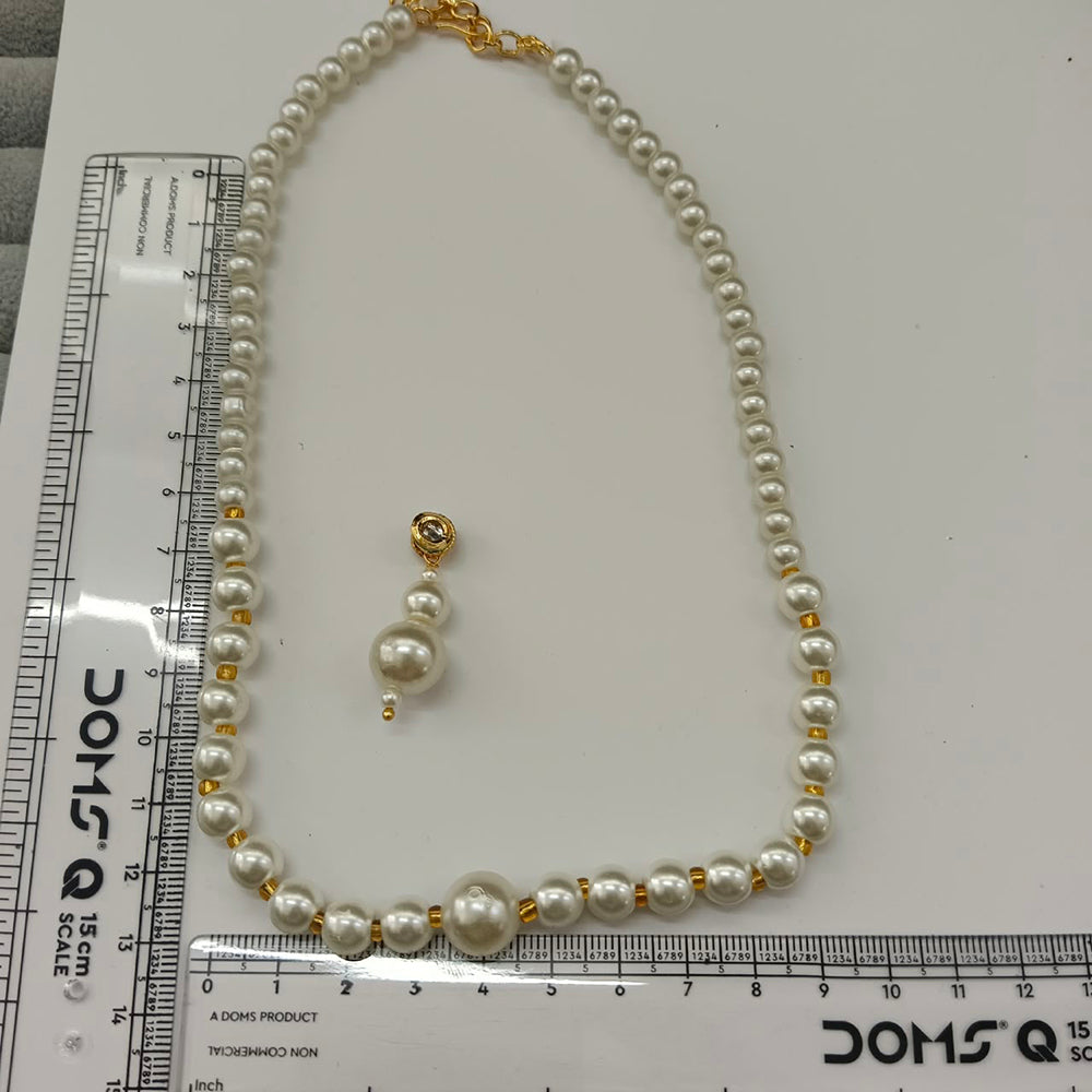 The99Jewel Stylish Pearl Beaded Mala Necklace Set for Women Trendy Ethnic Fashion Jewellery