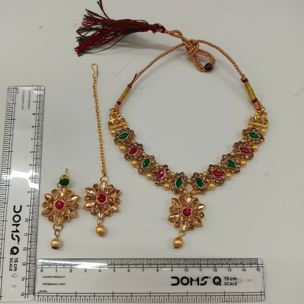 The99Jewel Stylish Austrian & Crystal Stone  Necklace Set for Women Fashion Jewellery