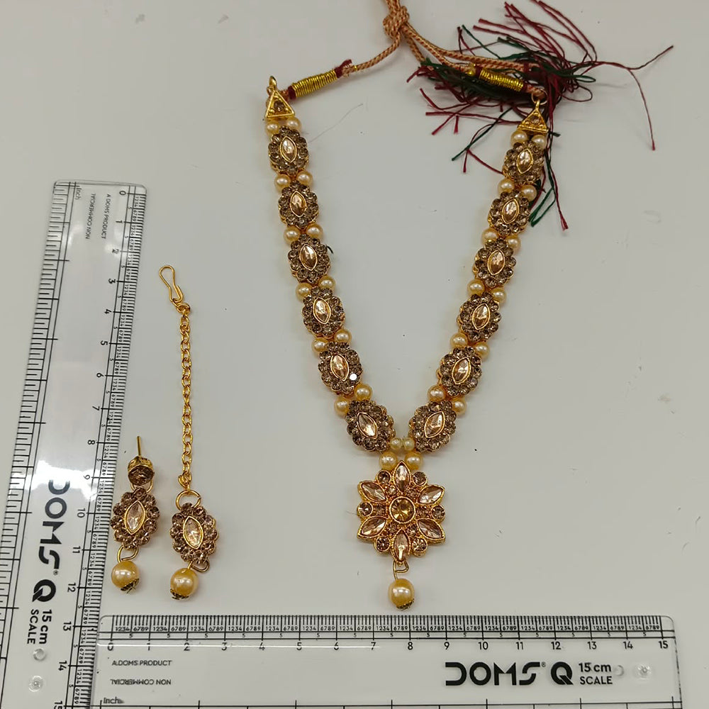 The99Jewel Stylish Austrian & Crystal Stone  Necklace Set for Women Fashion Jewellery