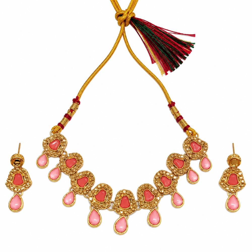 The99Jewel Women's Crystal and Austrian Stone Necklace Set with Matching Earrings | Party and Festive Wear Fashion Jewellery