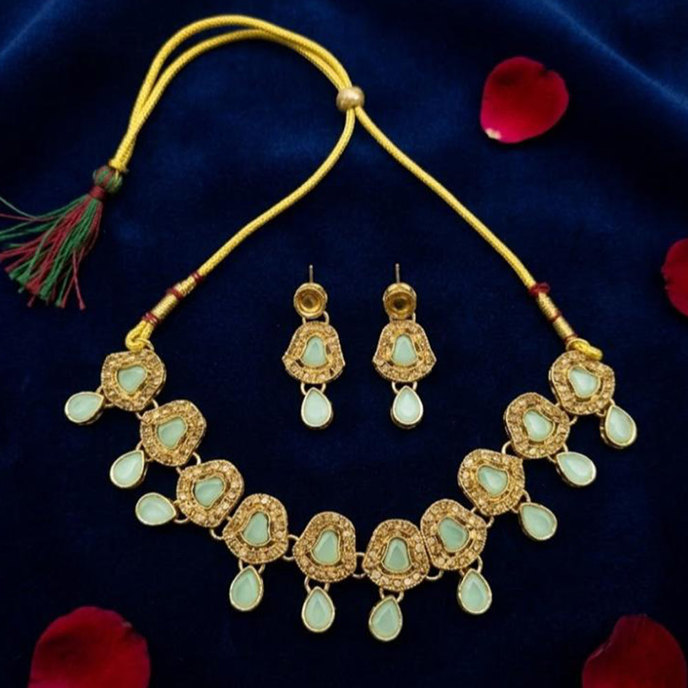 The99Jewel Women's Crystal and Austrian Stone Necklace Set with Matching Earrings | Party and Festive Wear Fashion Jewellery