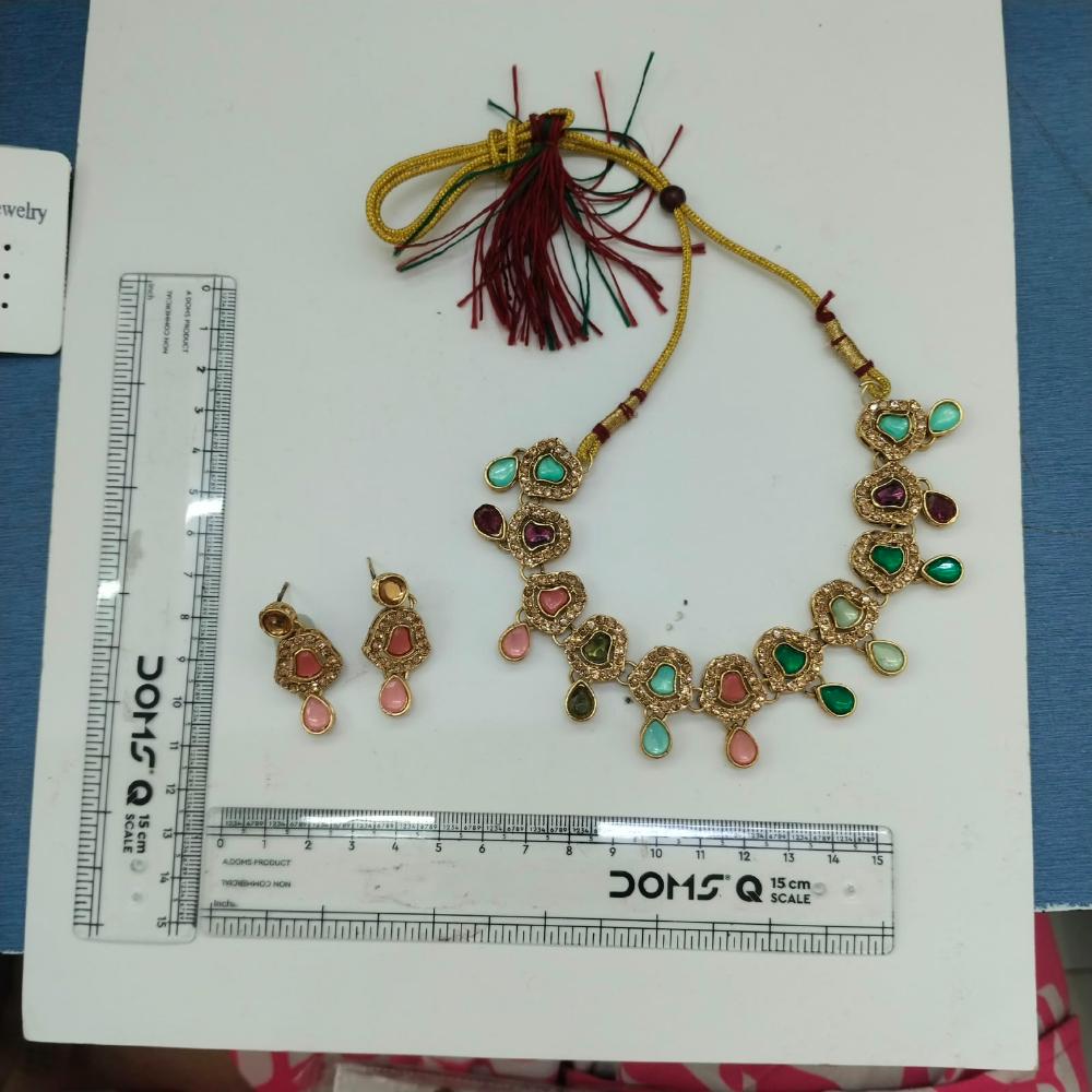 The99Jewel Women's Crystal and Austrian Stone Necklace Set with Matching Earrings | Party and Festive Wear Fashion Jewellery