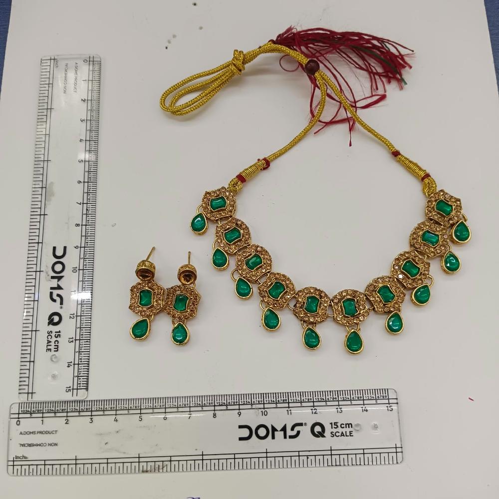 The99Jewel Elegant Austrian Stone Necklace Set with Matching Earrings for Women and Girls
