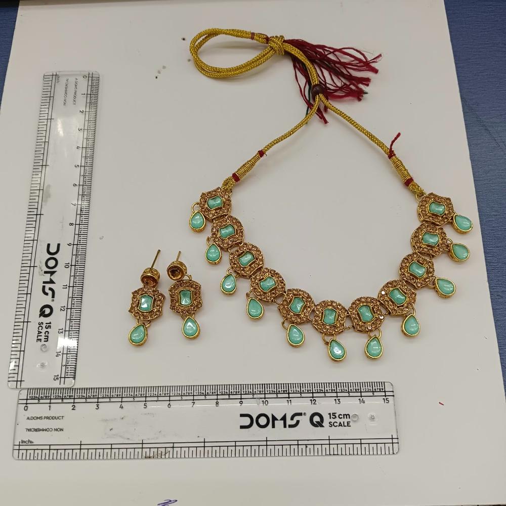 The99Jewel Elegant Austrian Stone Necklace Set with Matching Earrings for Women and Girls