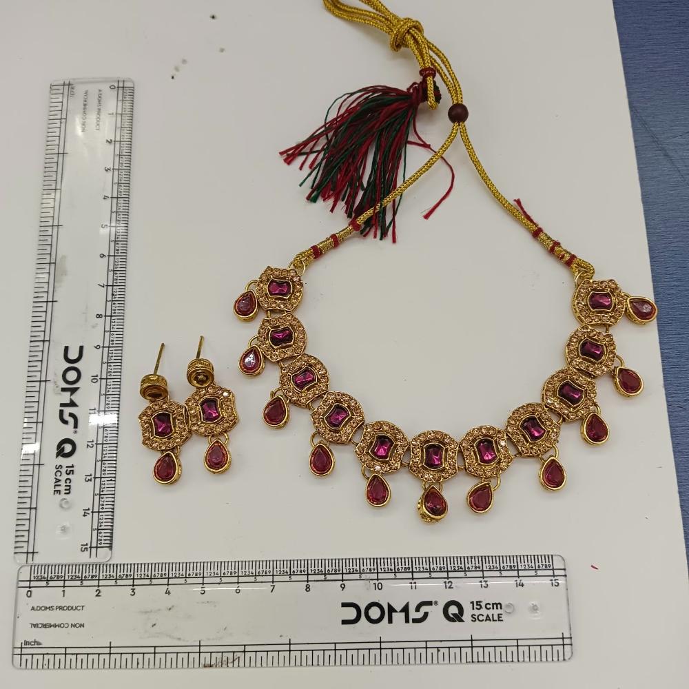 The99Jewel Elegant Austrian Stone Necklace Set with Matching Earrings for Women and Girls