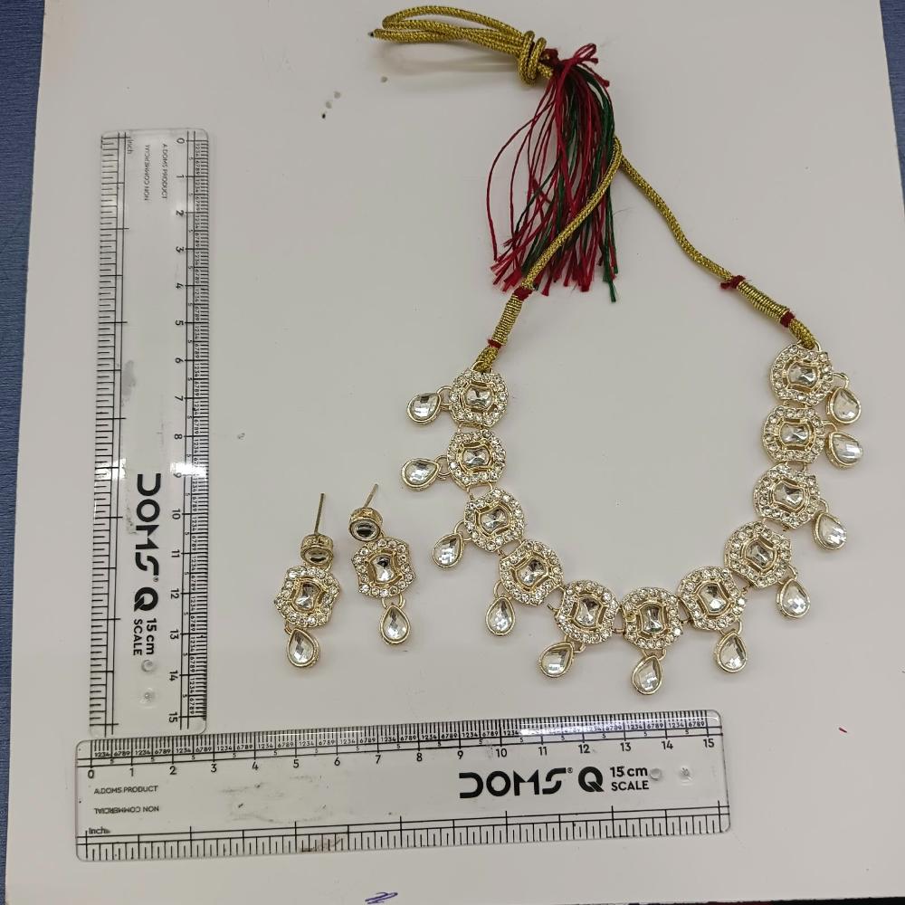 The99Jewel Elegant Austrian Stone Necklace Set with Matching Earrings for Women and Girls