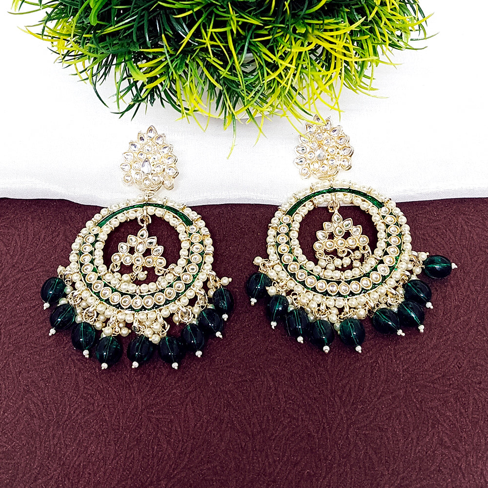 The99Jewel Traditional Dangler Earrings for Women | Elegant Ethnic Long Hanging Earrings for Wedding, Party and Festive Wear