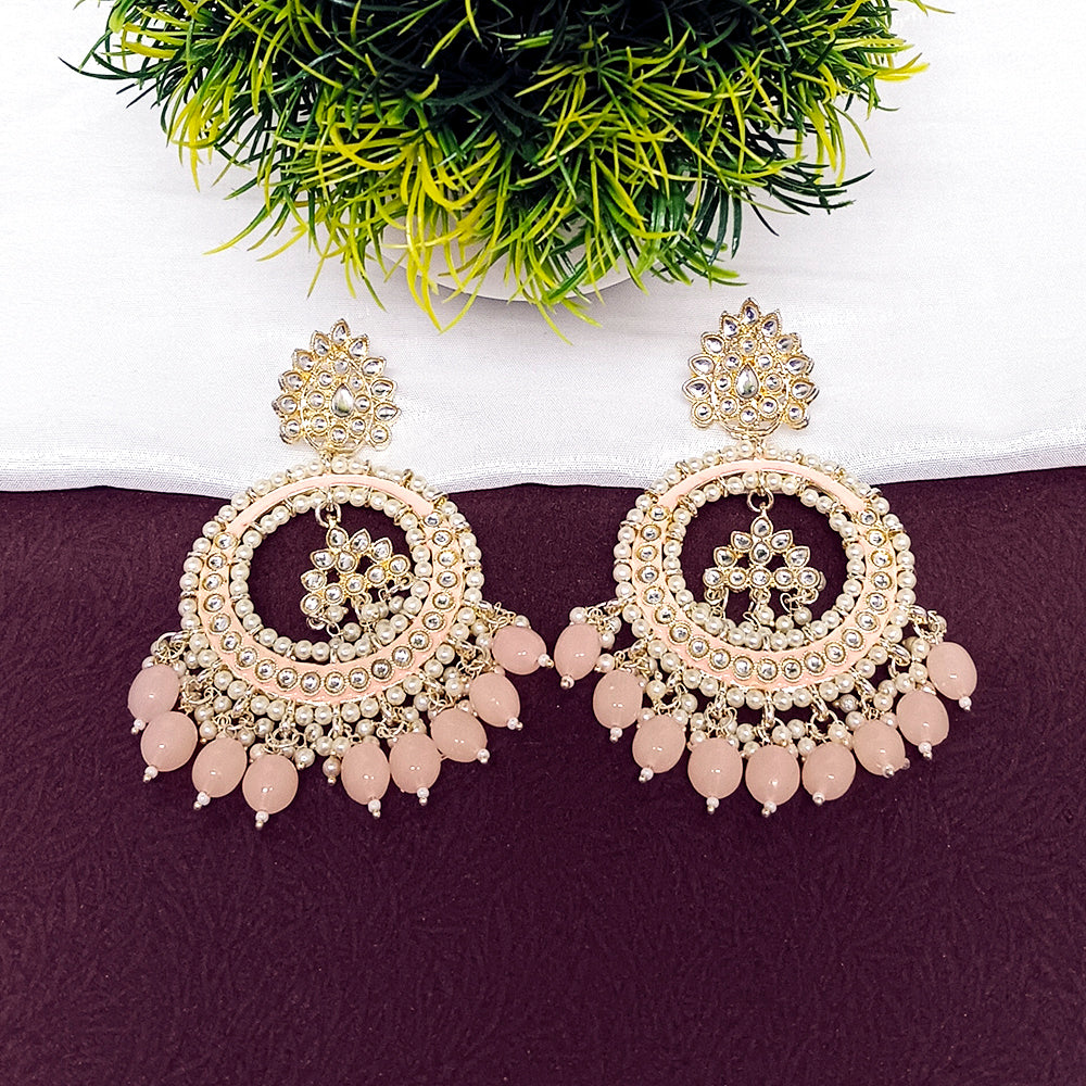 The99Jewel Traditional Dangler Earrings for Women | Elegant Ethnic Long Hanging Earrings for Wedding, Party and Festive Wear
