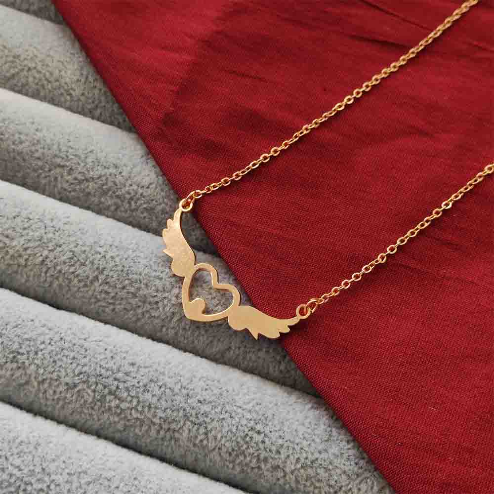 The99Jewel Heart Wings Chain Pendant - 113114610RG