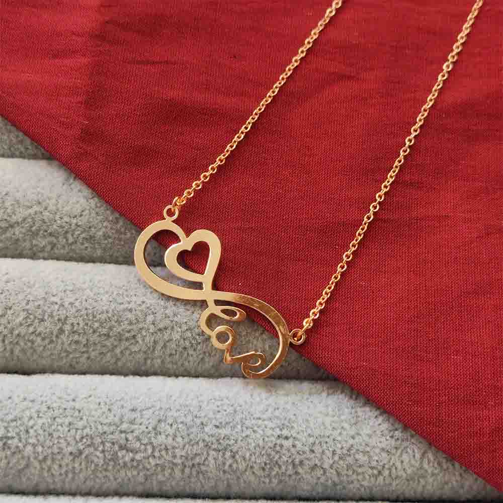 The99Jewel Infinity Heart Shape Chain Pendant - 113114611RG