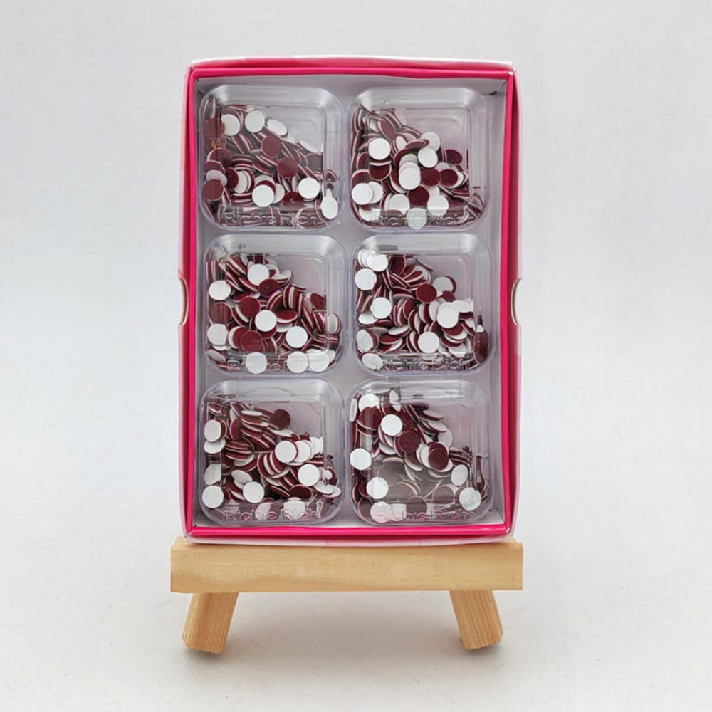 The99Jewel Round Shape Bindi In Coffee Color