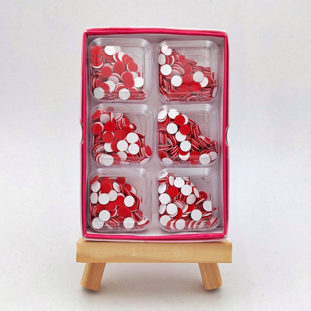 The99Jewel Round Shape Bindi In Red Color