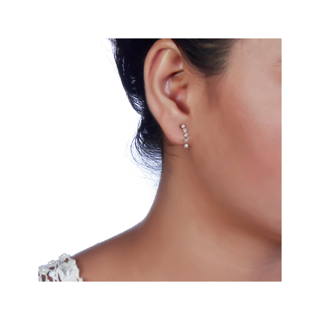 The99Jewel Gold Plated Necklace Set With Bracelet