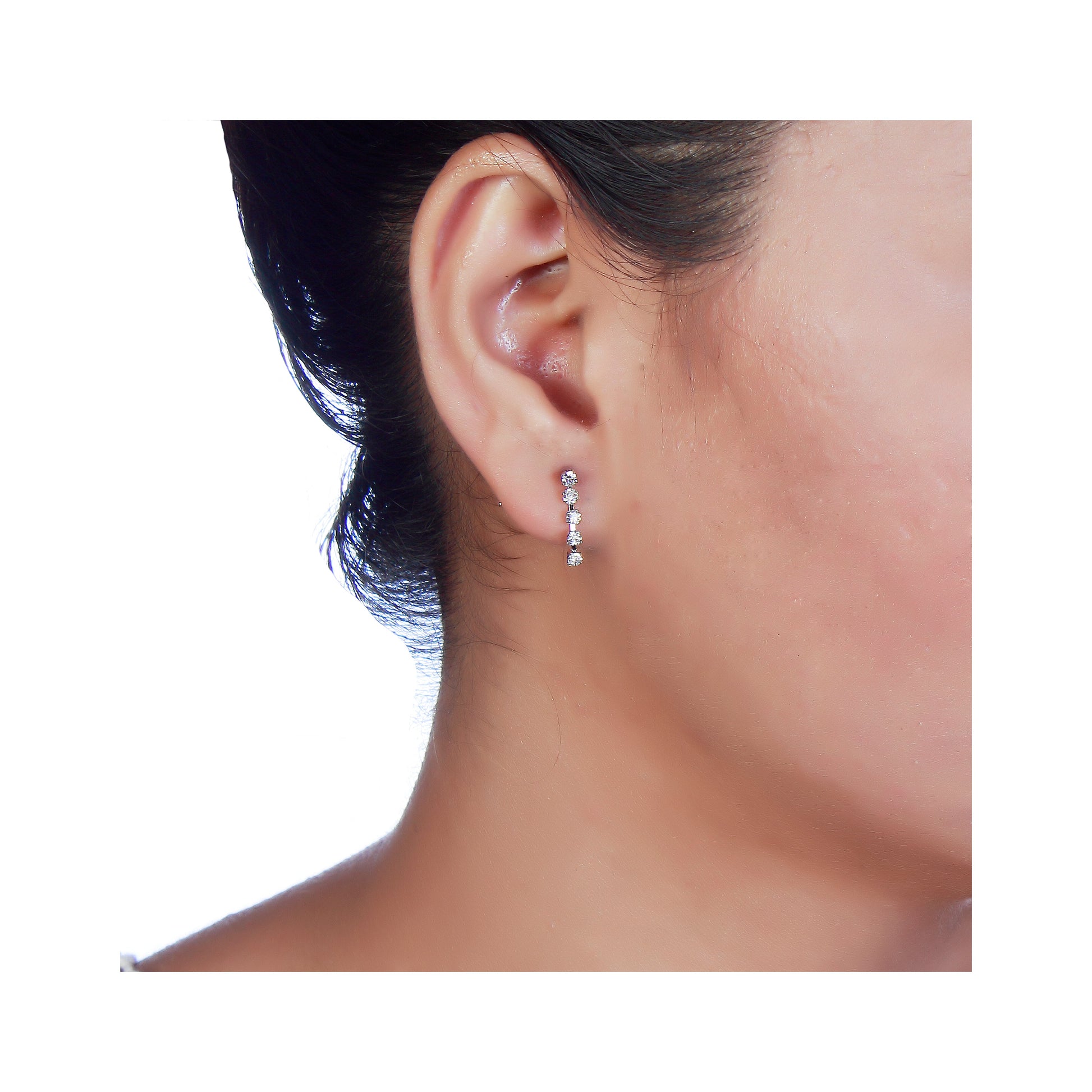 The99Jewel Austrian Stone Silver Plated Necklace Set With Bracelet