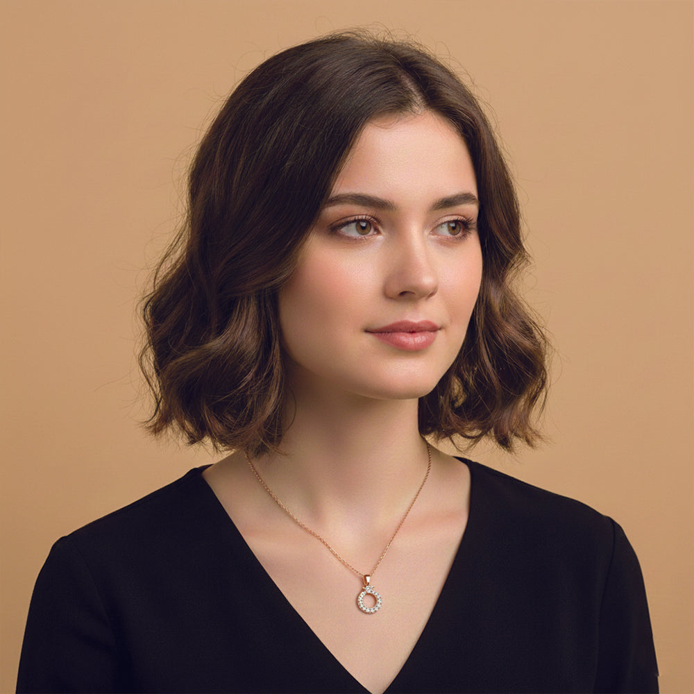 The99Jewel Lightweight Circle Chain Pendent For Everyday wear