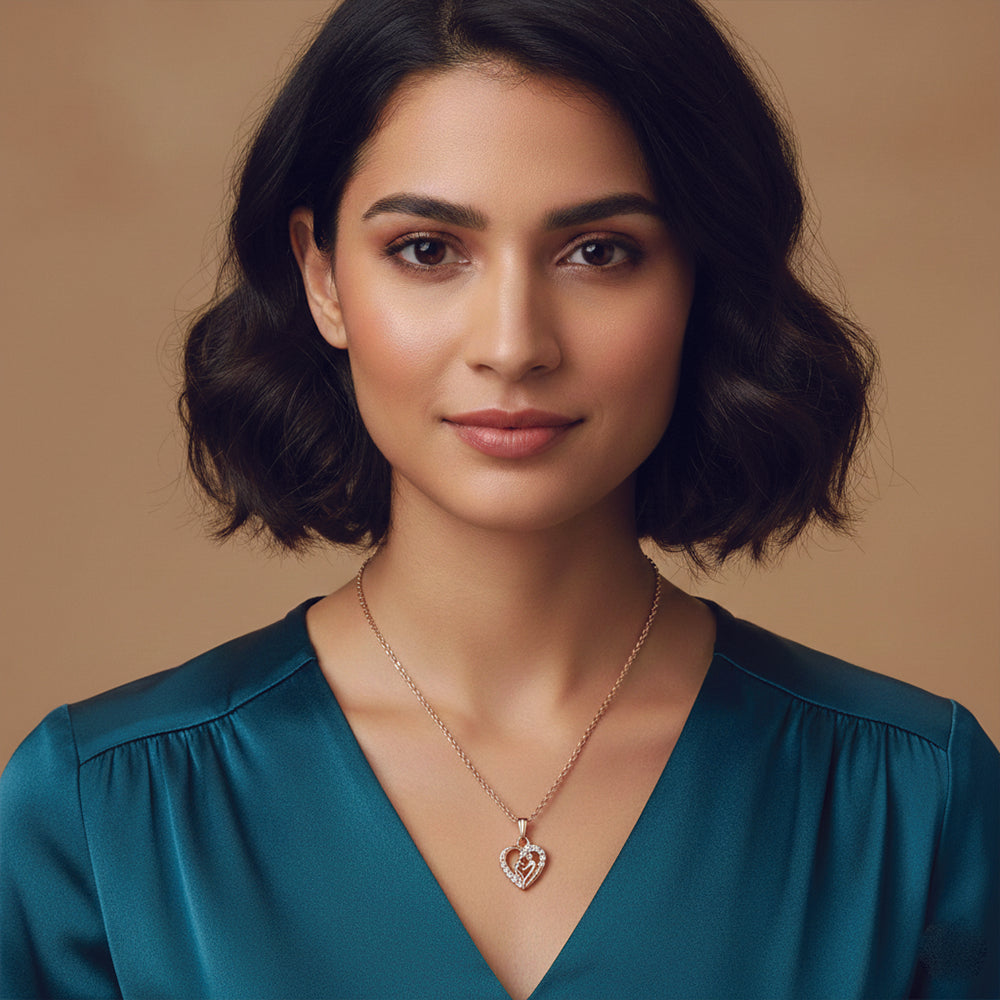 The99Jewel Stylish Heart Chain Pendent For Everyday wear