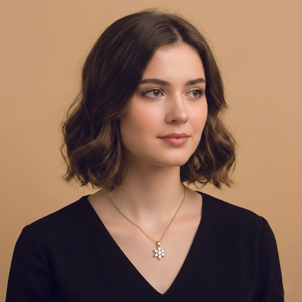 The99Jewel Star Design Chain Pendent set for womens