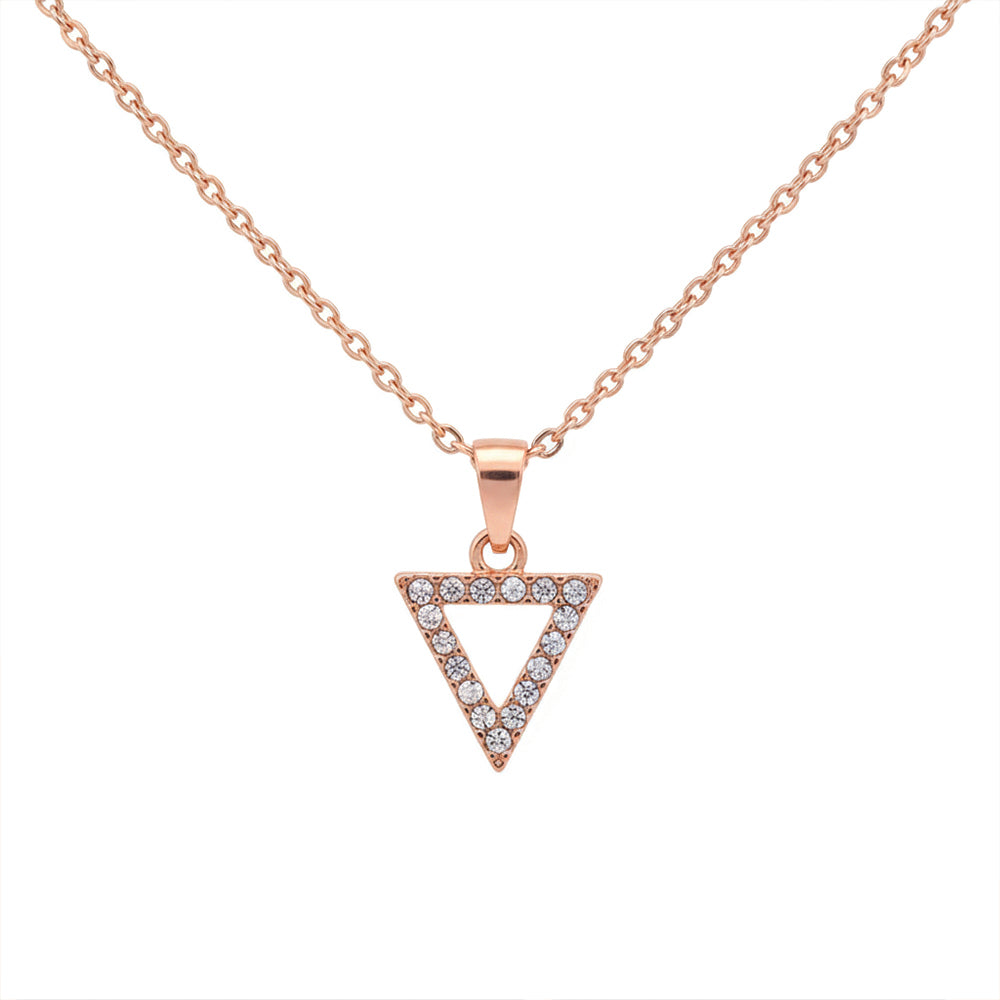 The99Jewel Modern Triangle Chain Pendent Necklace For All Occassions