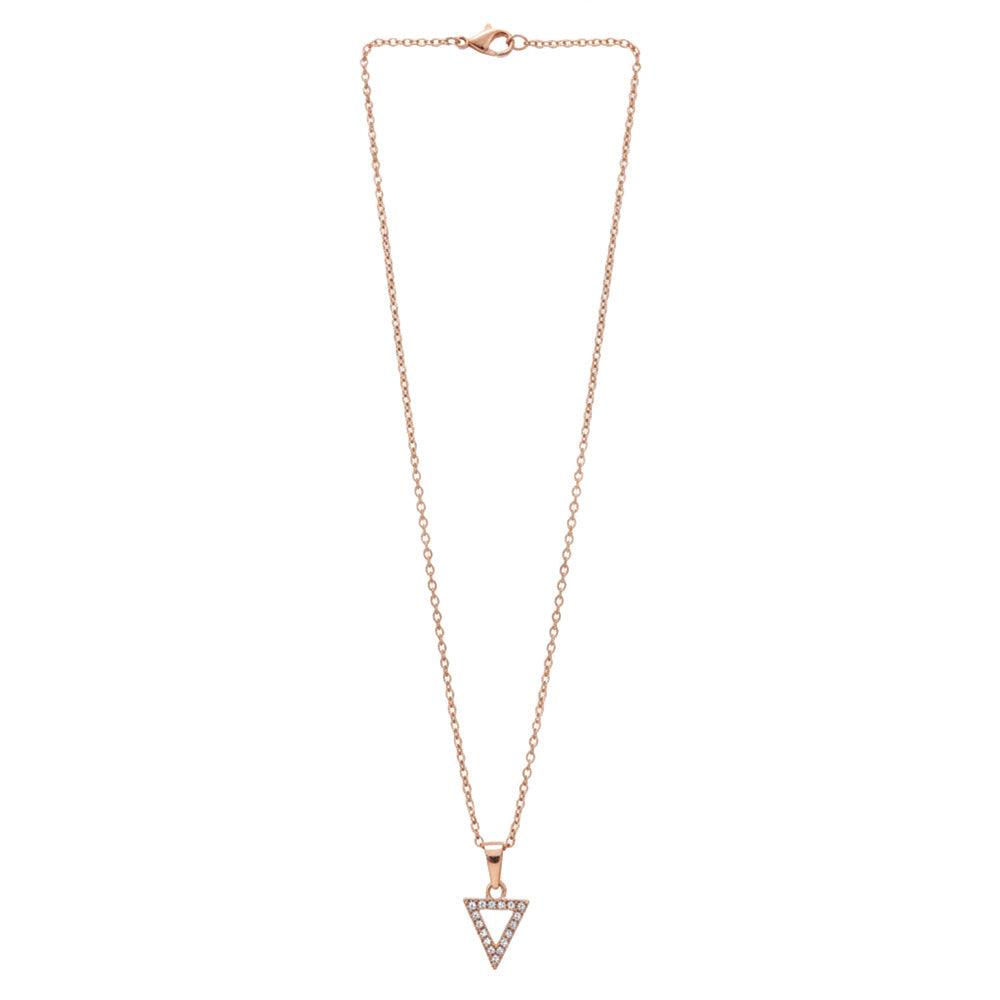 The99Jewel Modern Triangle Chain Pendent Necklace For All Occassions