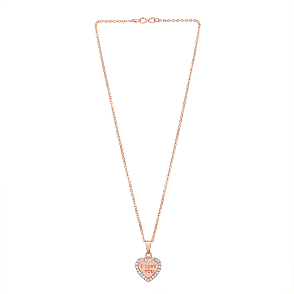 The99Jewel  Graceful Heart Chain Pendent for casual wear