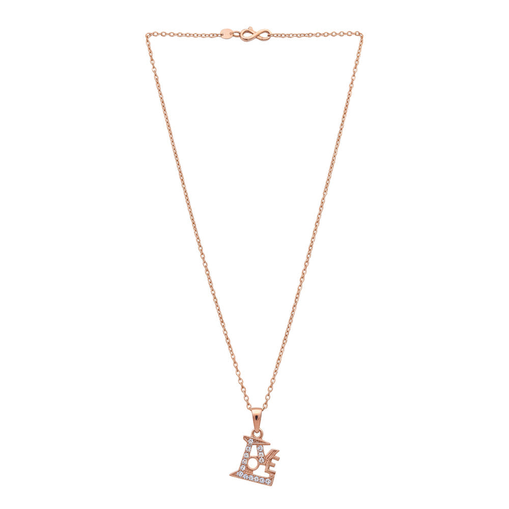 The99Jewel Romantic Love Symbol Pendant with Chain