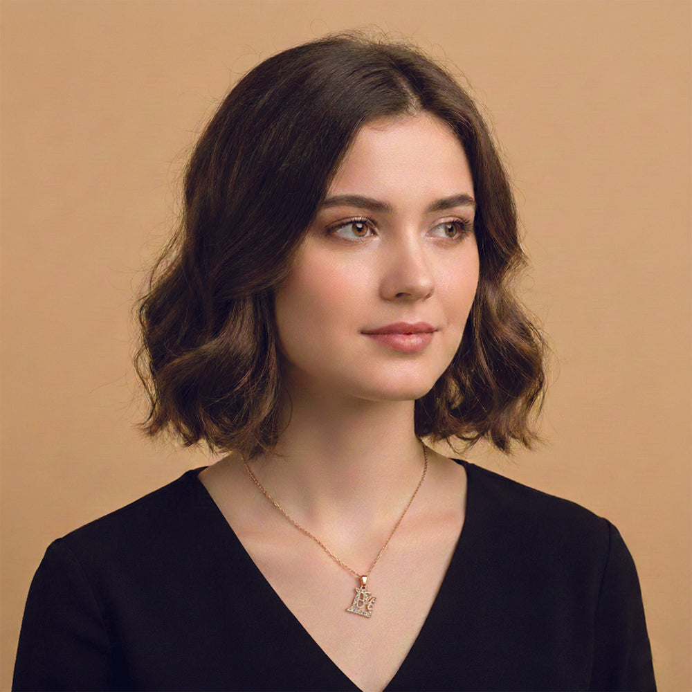 The99Jewel Romantic Love Symbol Pendant with Chain