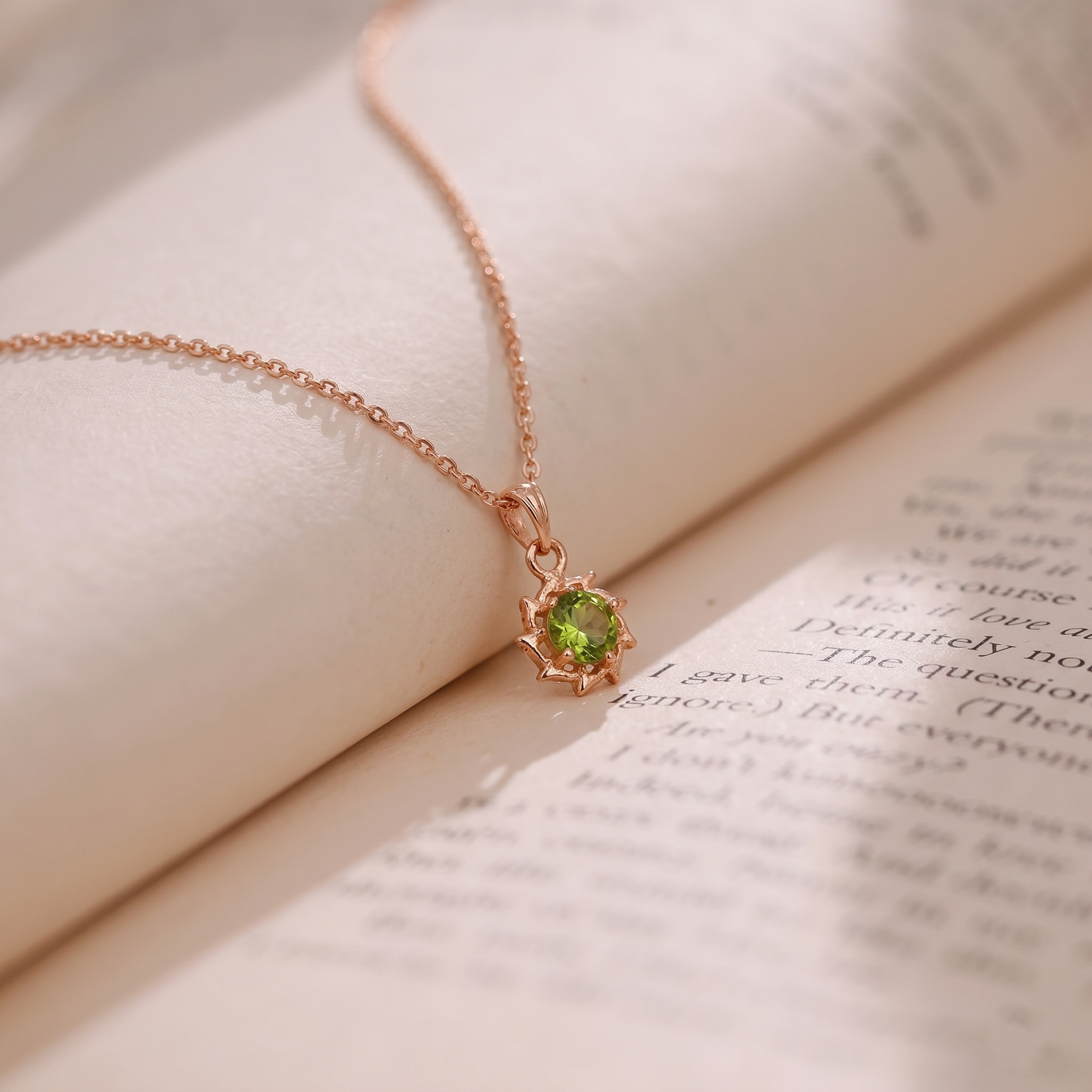 The99Jewel Rose Gold Plated Floral Stylish Chain Pendant For Women & Girls
