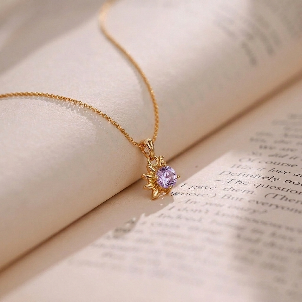 The99Jewel Rose Gold Plated Stylish Chain Pendant For Women & Girls