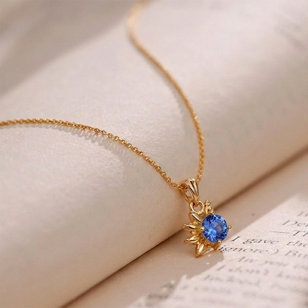 The99Jewel Rose Gold Plated Stylish Chain Pendant For Women & Girls