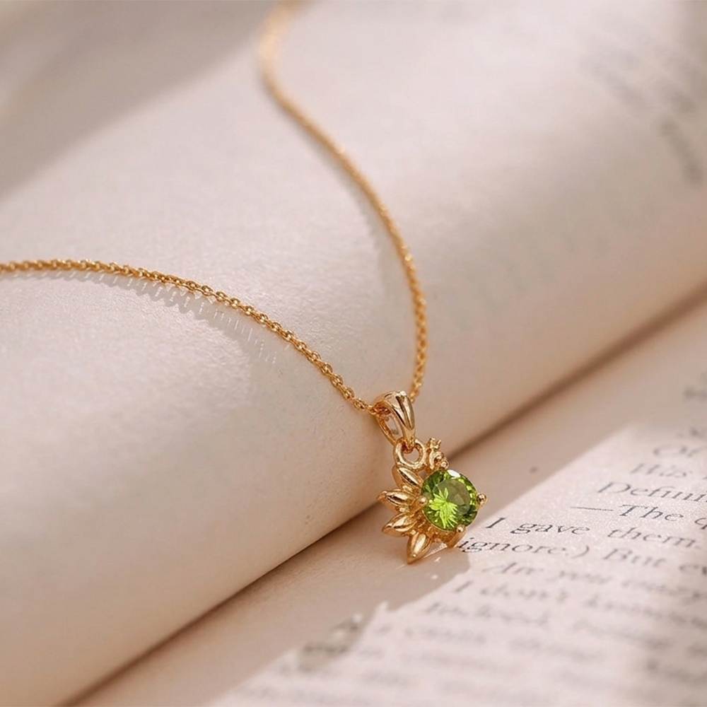 The99Jewel Rose Gold Plated Stylish Chain Pendant For Women & Girls