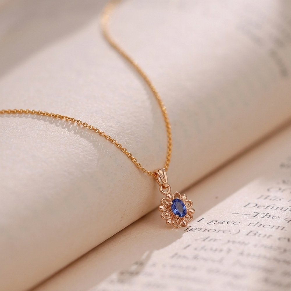 The99Jewel Crystal Stone Chain Pendant For Women/ Girls