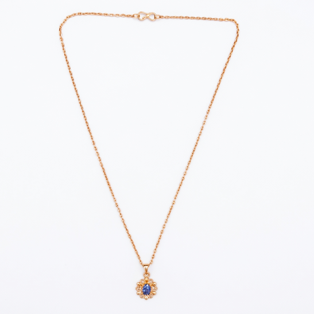 The99Jewel Crystal Stone Chain Pendant For Women/ Girls