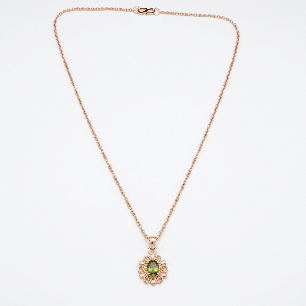 The99Jewel Crystal Stone Chain Pendant For Women/ Girls