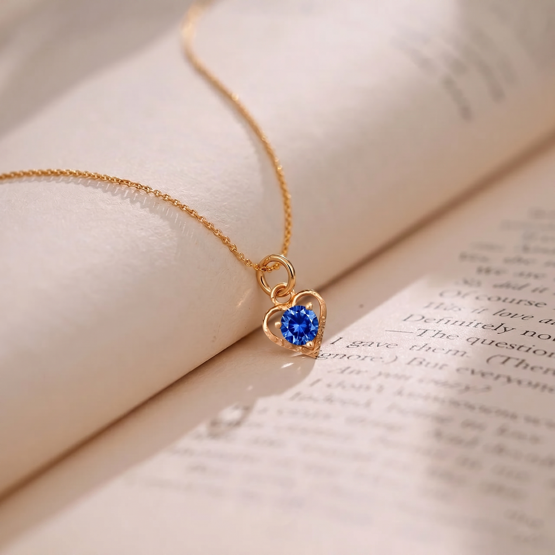 The99Jewel Rose Gold Plated Heart Shape Stylish Chain Pendant For Women & Girls