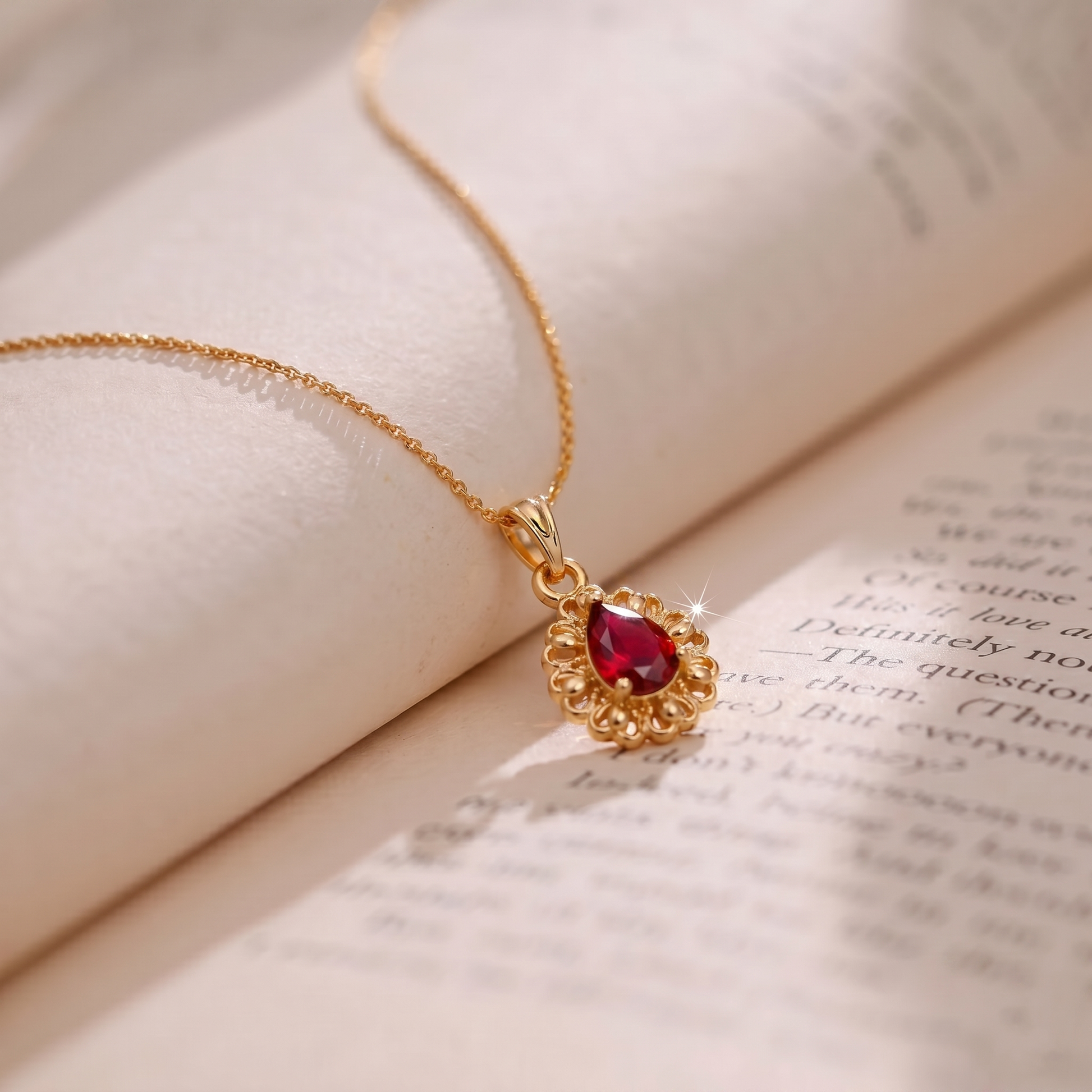 The99Jewel Rose Gold Plated Floral Stylish Chain Pendant For Women & Girls