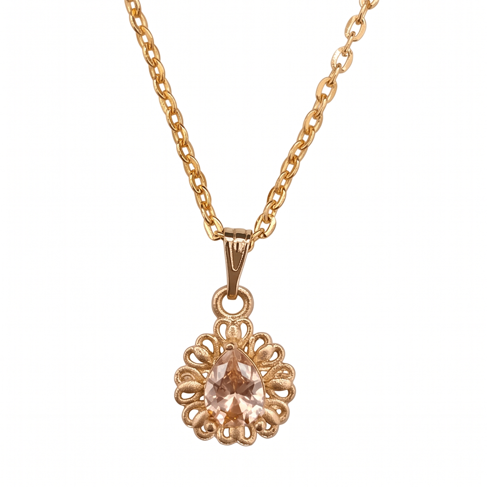 The99Jewel Crystal Stone Chain Pendant For Women/ Girls