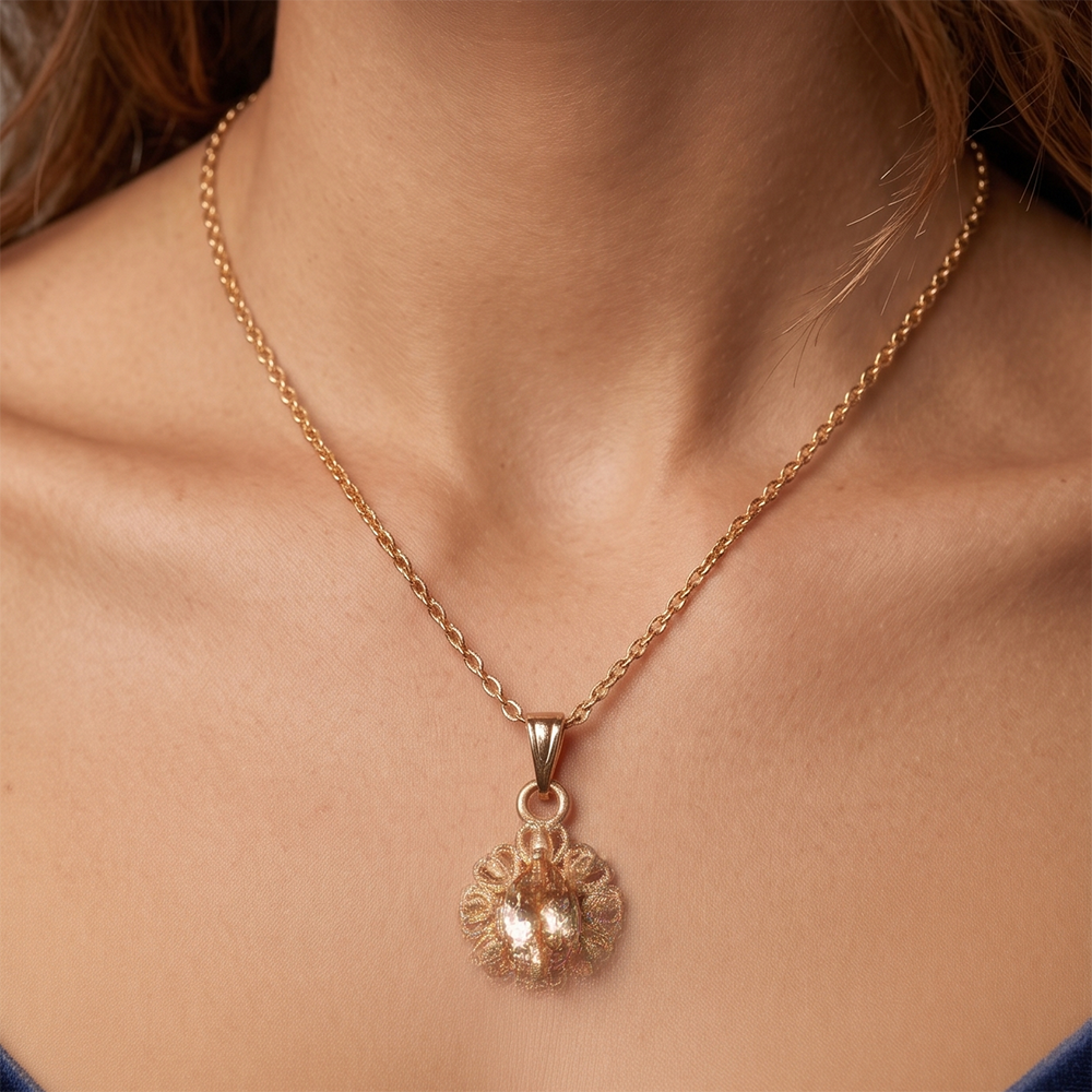  The99Jewel Crystal Stone Chain Pendant For Women/ Girls