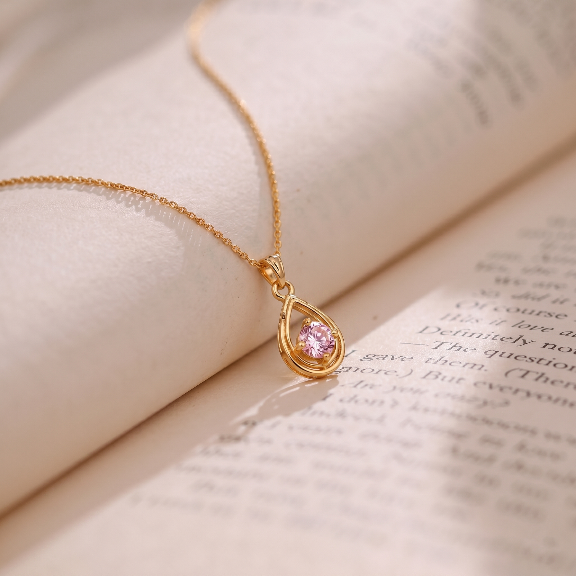 The99Jewel Rose Gold Plated Stylish Chain Pendant For Women & Girls
