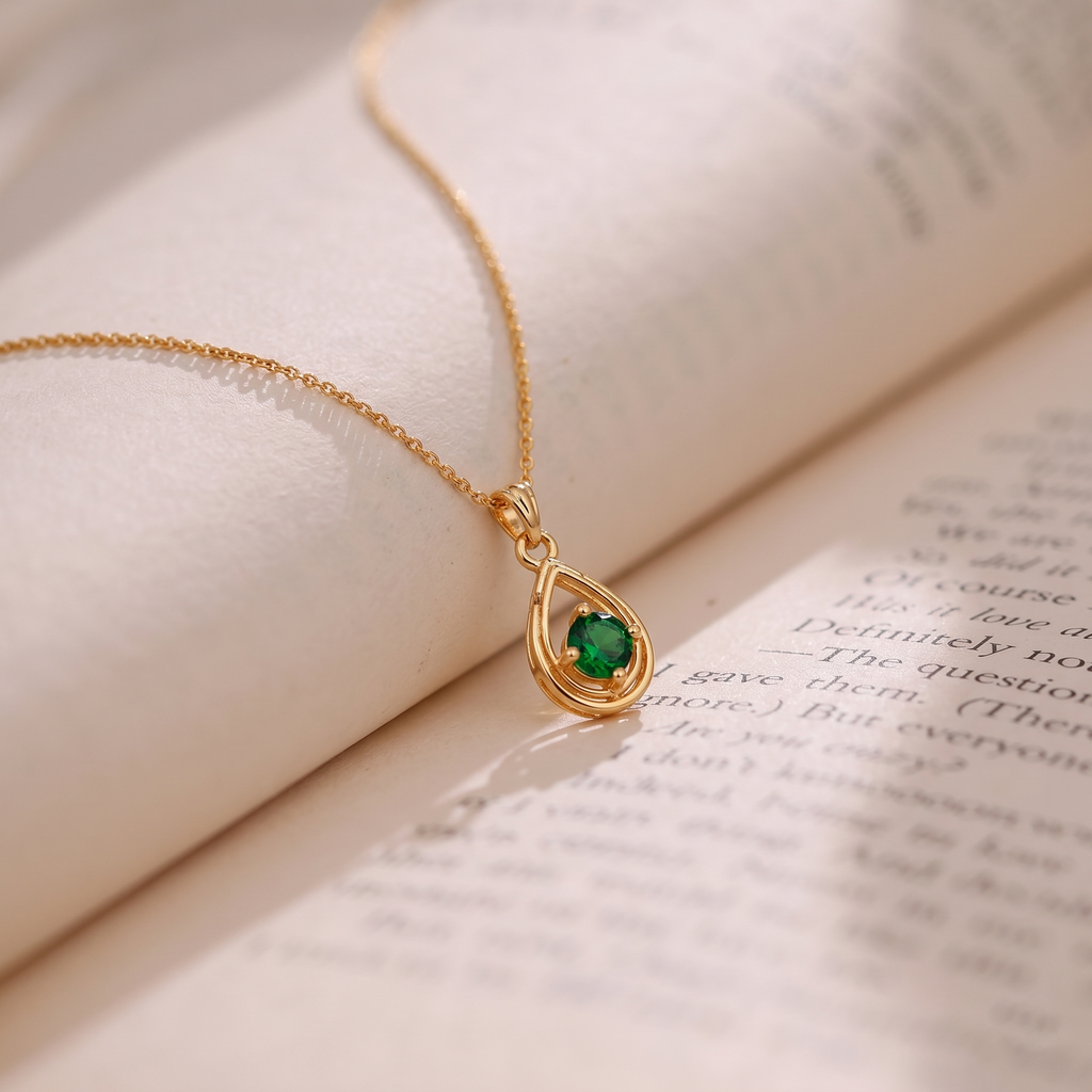 The99Jewel Rose Gold Plated Stylish Chain Pendant For Women & Girls