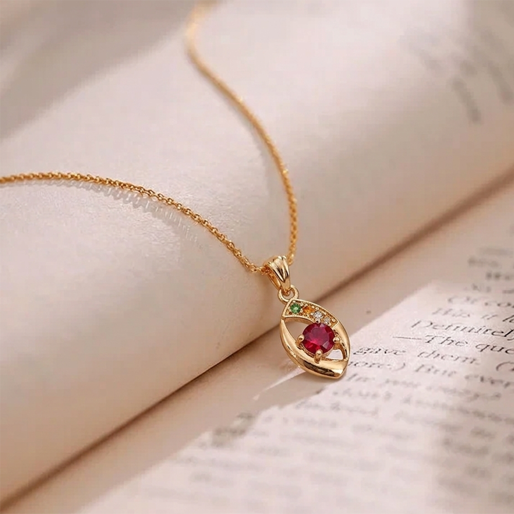 The99Jewel Rose Gold Plated Stylish Chain Pendant For Women & Girls