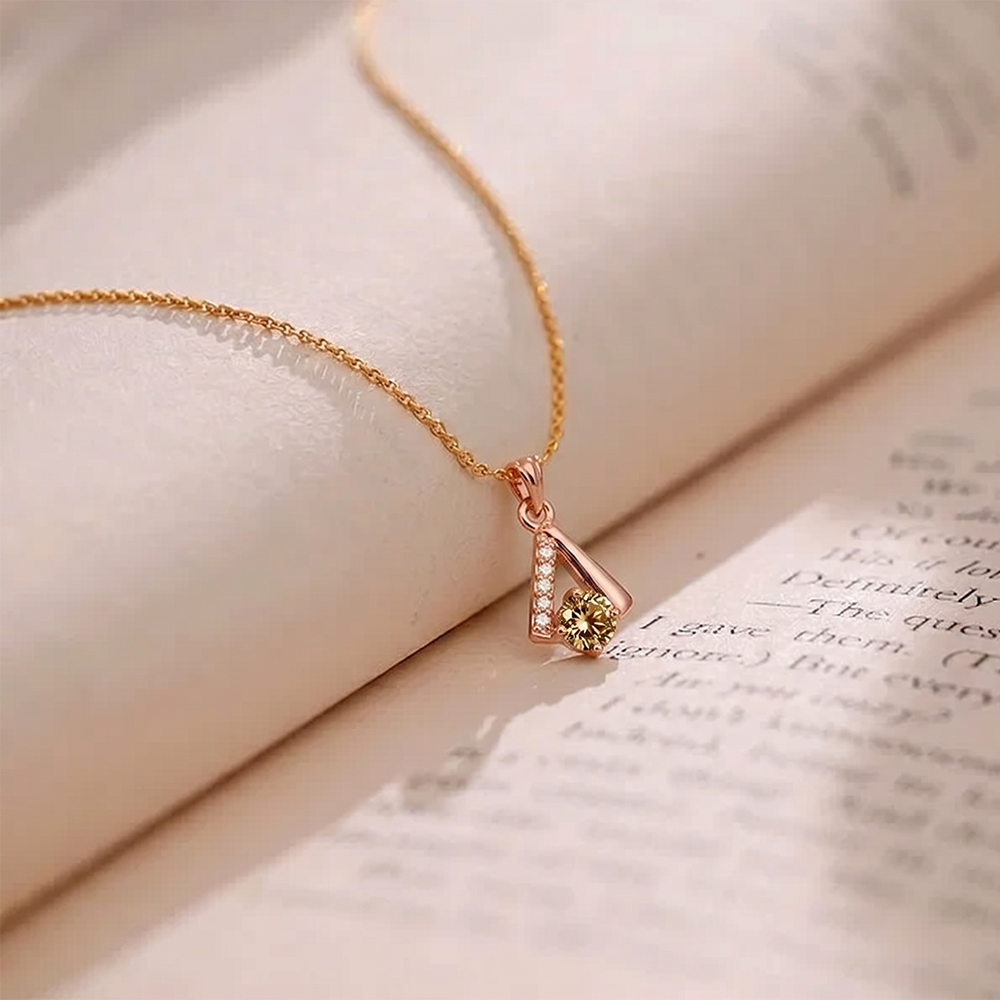 The99Jewel Rose Gold Plated Stylish Chain Pendant For Women & Girls