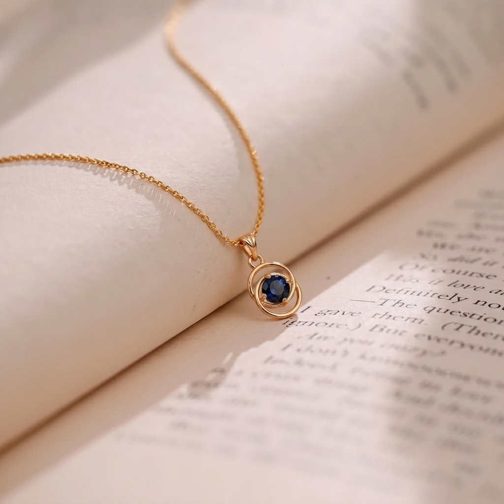 The99Jewel Rose Gold Plated Stylish Chain Pendant For Women & Girls