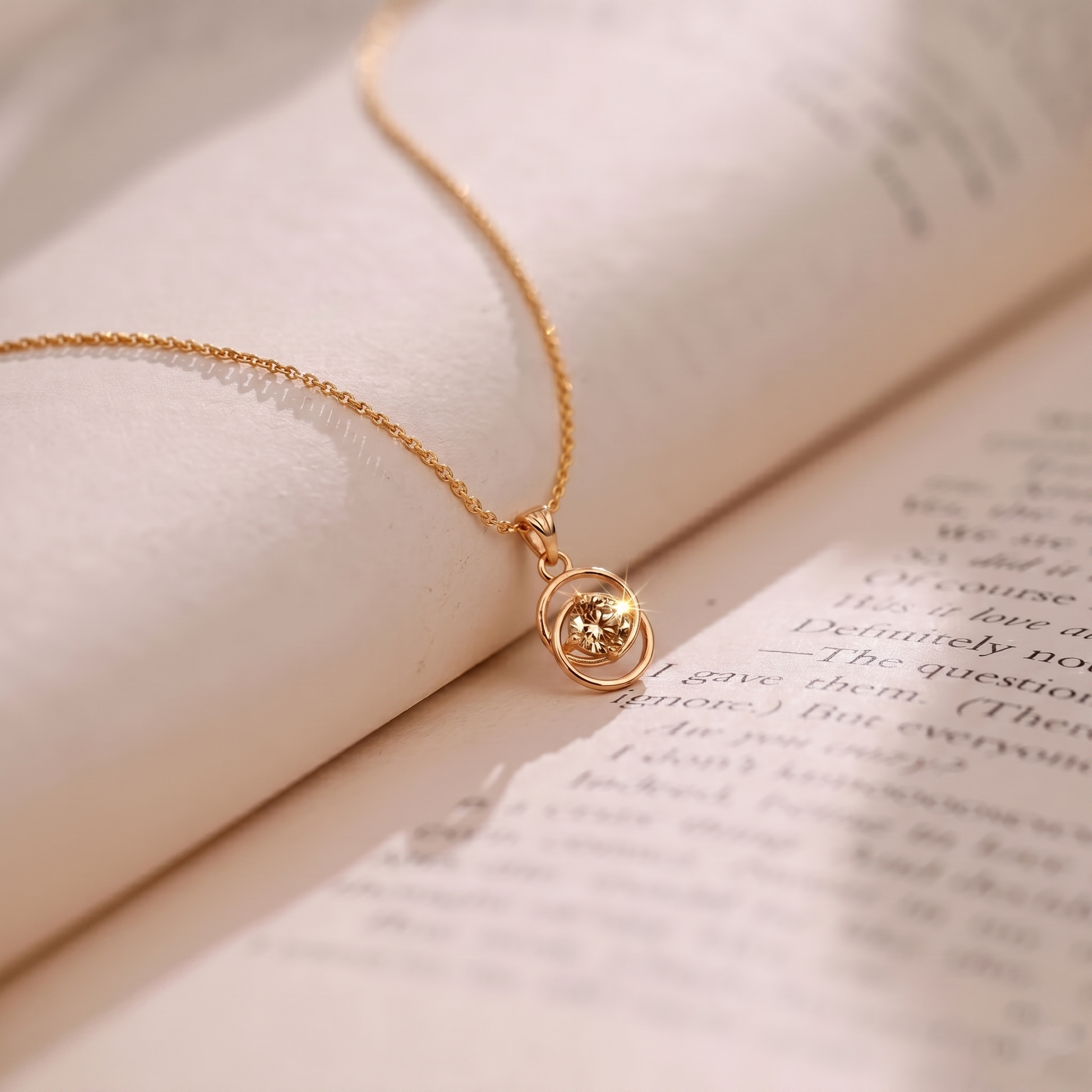 The99Jewel Rose Gold Plated Stylish Chain Pendant For Women & Girls
